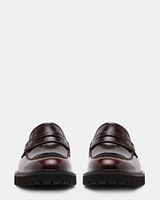 MAISONN BURGUNDY LEATHER