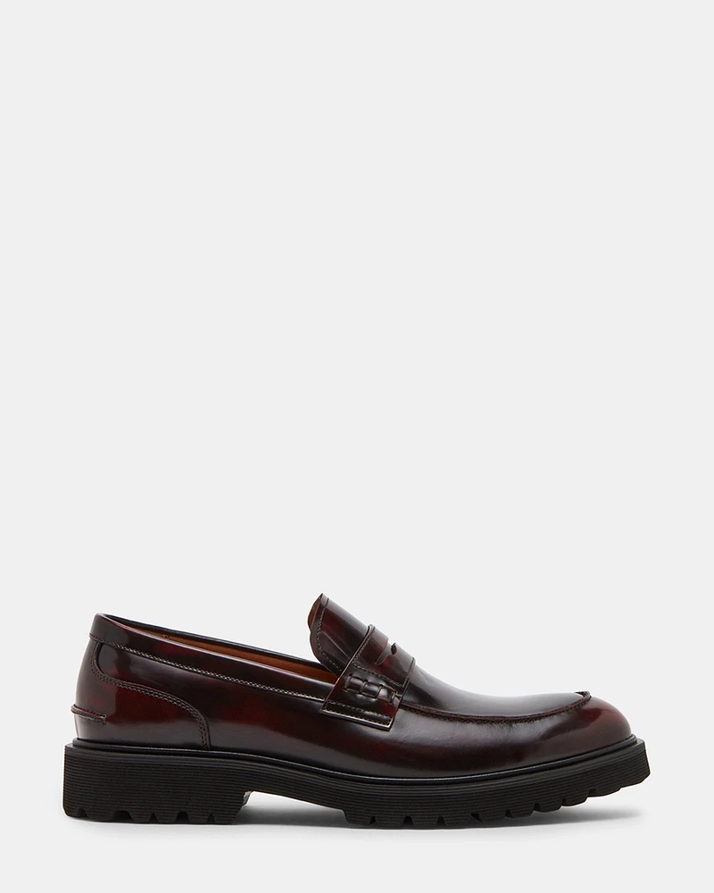 MAISONN BURGUNDY LEATHER