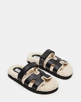 MAYVEN-F BLACK LEATHER
