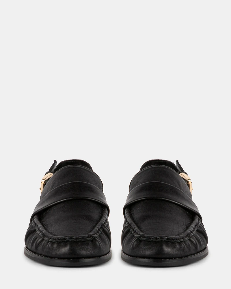 REEVES BLACK LEATHER