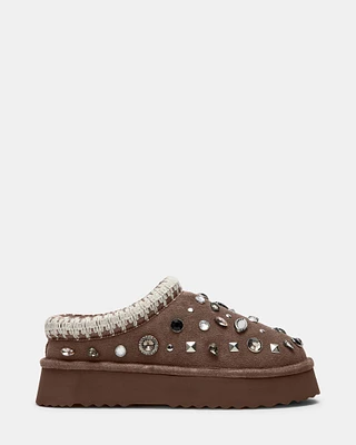 SELENA-R GREY SUEDE