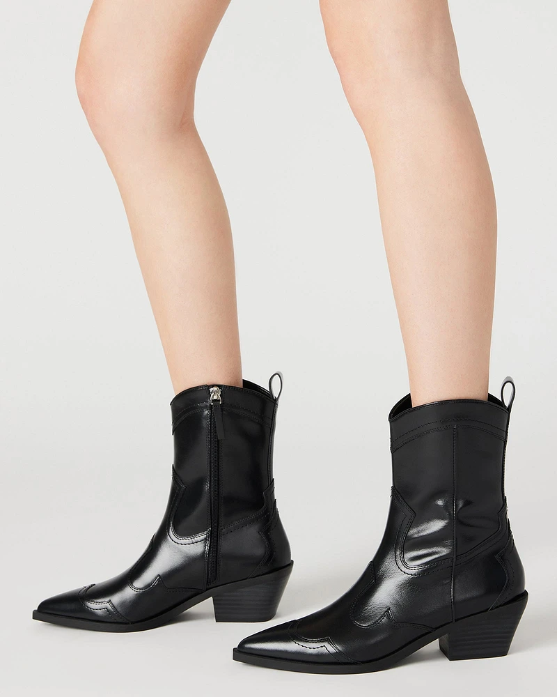 SHAYNE BLACK LEATHER