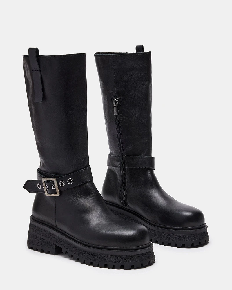 WILLOWW BLACK LEATHER
