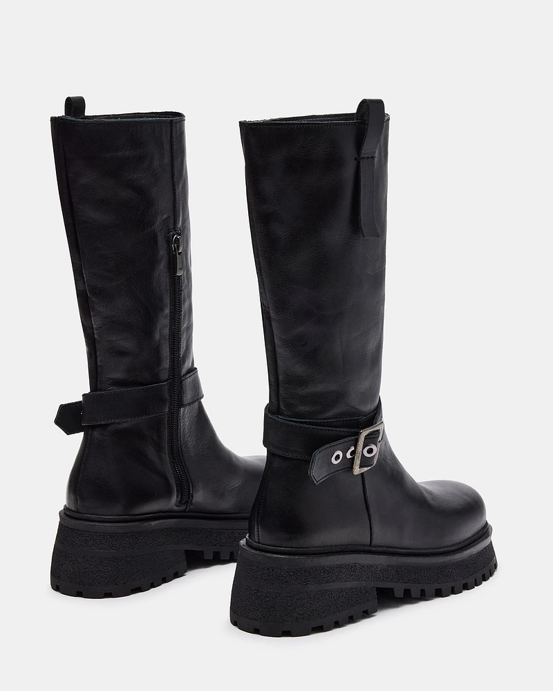 WILLOWW BLACK LEATHER