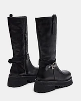 WILLOWW BLACK LEATHER