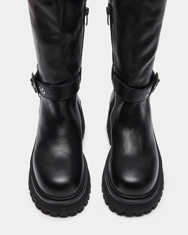 WILLOWW BLACK LEATHER