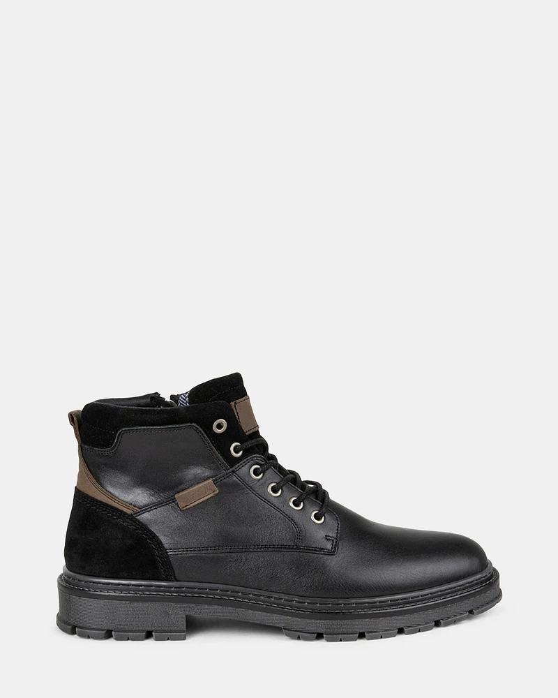 WYSTAN BLACK SUEDE