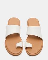 ZANII WHITE LEATHER