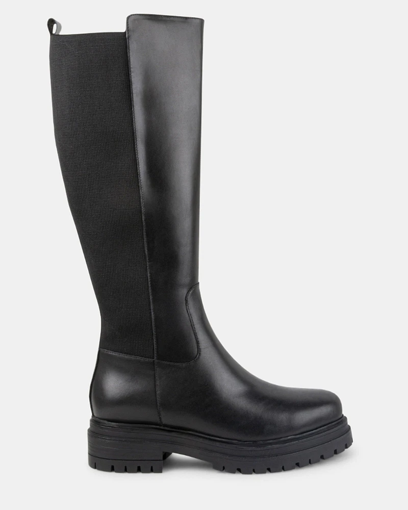CINDY BLACK LEATHER