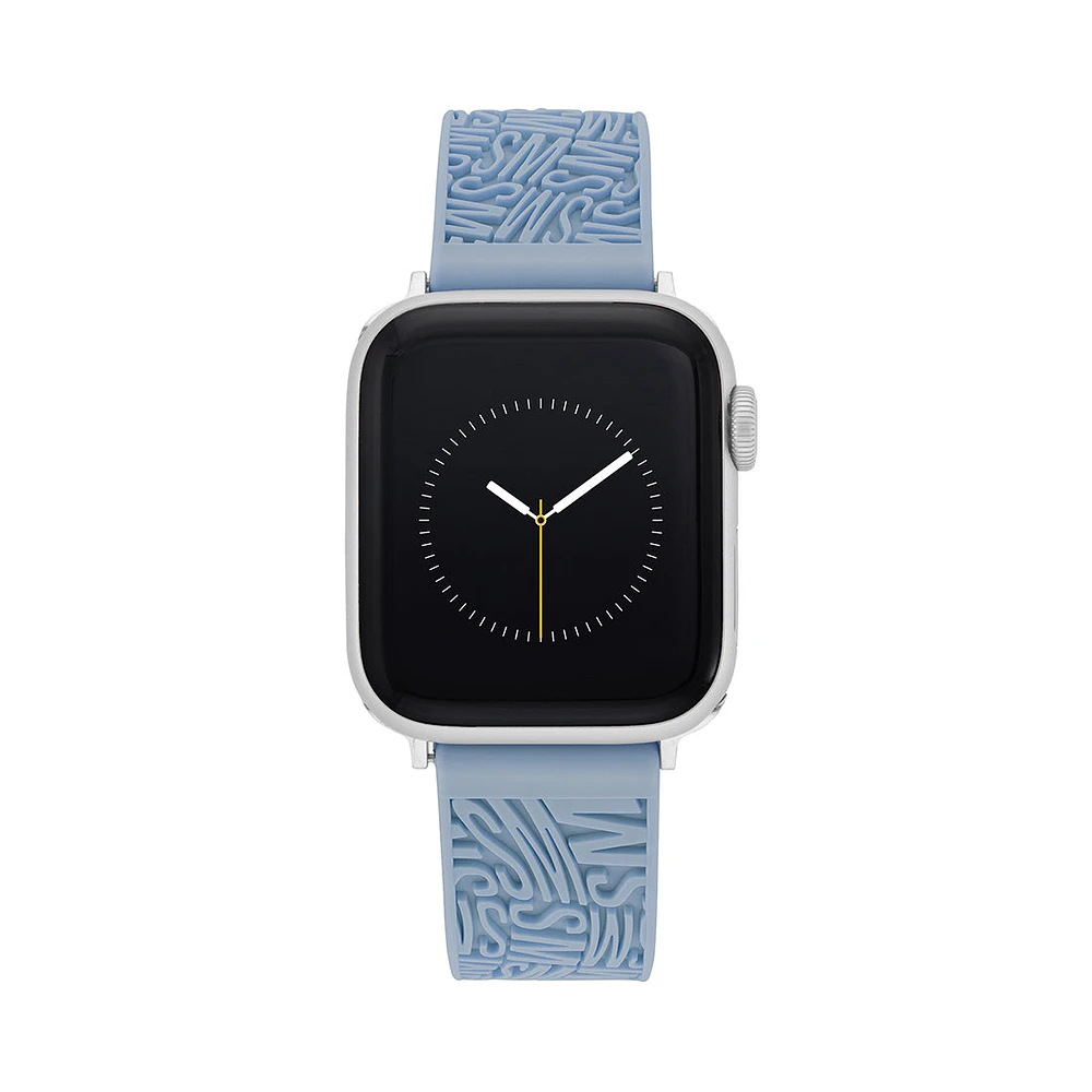 Apple Watch® RUBBER LOGO BAND 38/40/41MM BLUE