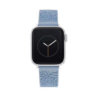 Apple Watch® RUBBER LOGO BAND 38/40/41MM BLUE
