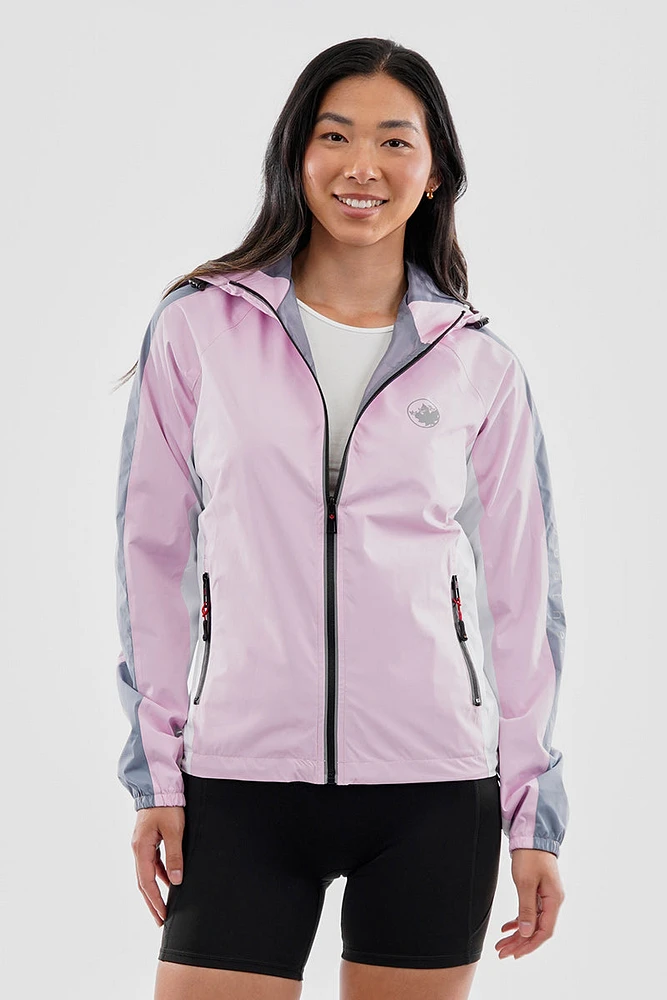 Canada Weather Gear Logo Print Sleeve Ripstop Lightweight Jacket - Pink