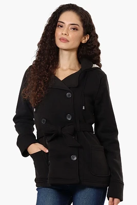 Fahrenheit Sherpa Lined Double Breasted Lightweight Jacket