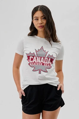 Canada Weather Gear Maple Leaf Print Tee