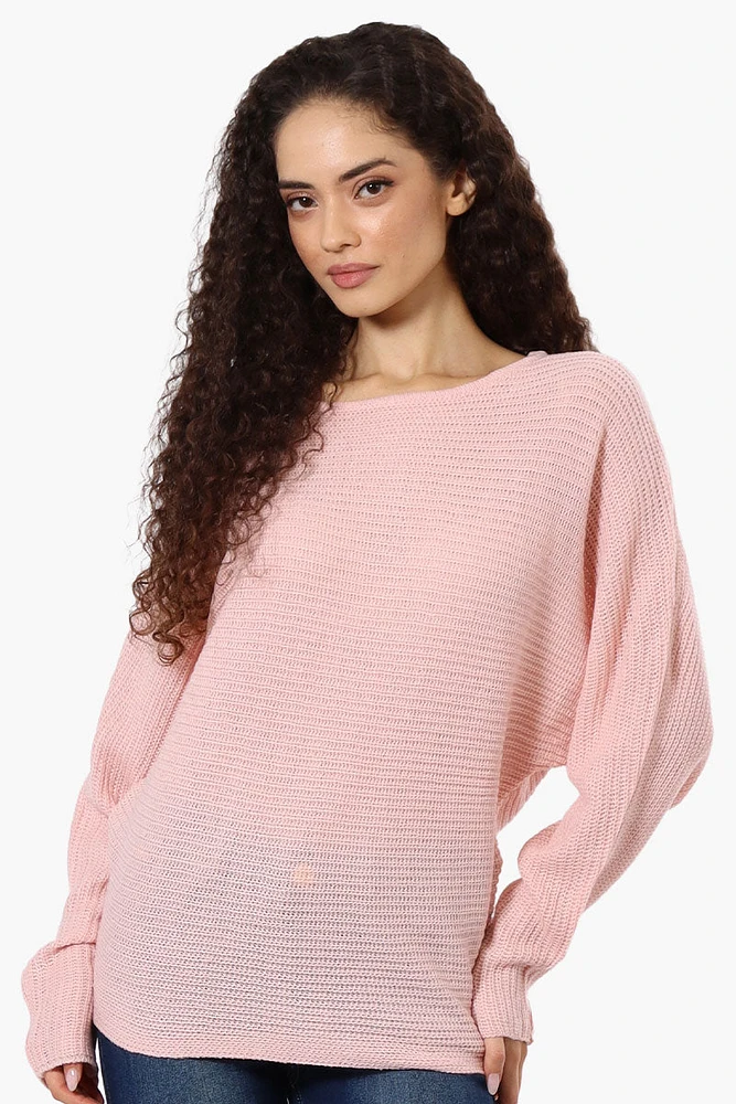International INC Company Ribbed Pullover Sweater