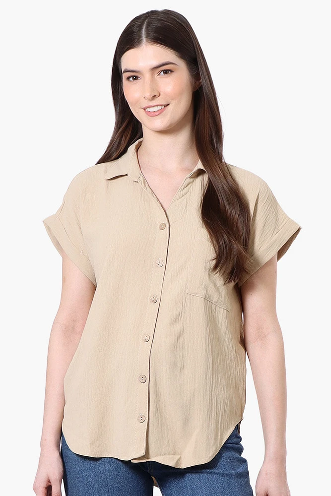 Urbanology Short Sleeve Button Down Shirt