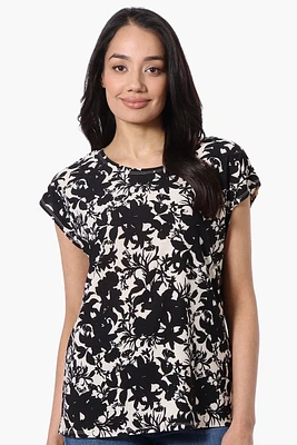 Beechers Brook Floral Cap Sleeve Tee