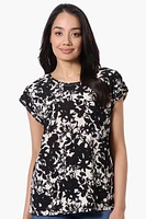 Beechers Brook Floral Cap Sleeve Tee