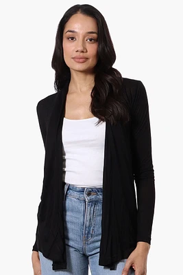 Magazine Long Sleeve Open Wrap Cardigan