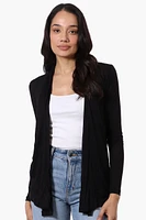 Magazine Long Sleeve Open Wrap Cardigan