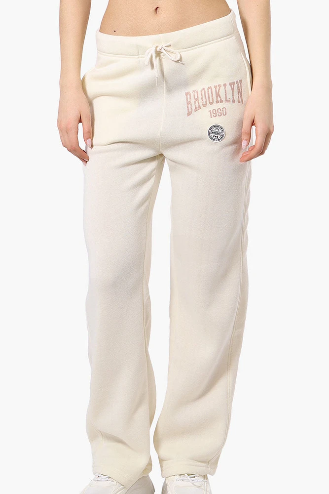 Fahrenheit Brooklyn Print Fleece Sweatpants