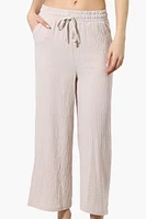 Urbanology Tie Waist Culotte Pants