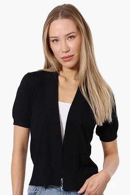 Impress Cap Sleeve Open Shrug Cardigan