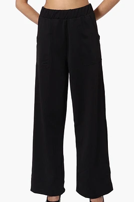 Costa Blanca Wide Leg Pants - Black