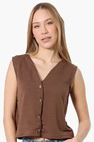 Runaway Bay Sport Button Down V-Waistcoat Vest