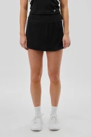 Body Instinct Striped Tennis Skirt - Black