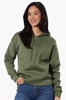 Fahrenheit Solid Basic Hoodie - Olive