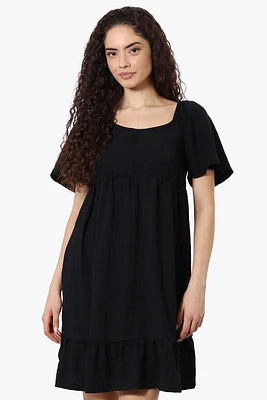 Urbanology Short Sleeve Smock Back Day Dress