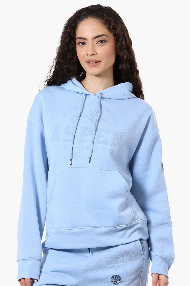 Fahrenheit Oversized Aspen Print Hoodie