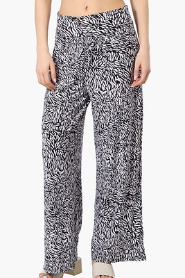 International INC Company Patterned Palazzo Pants