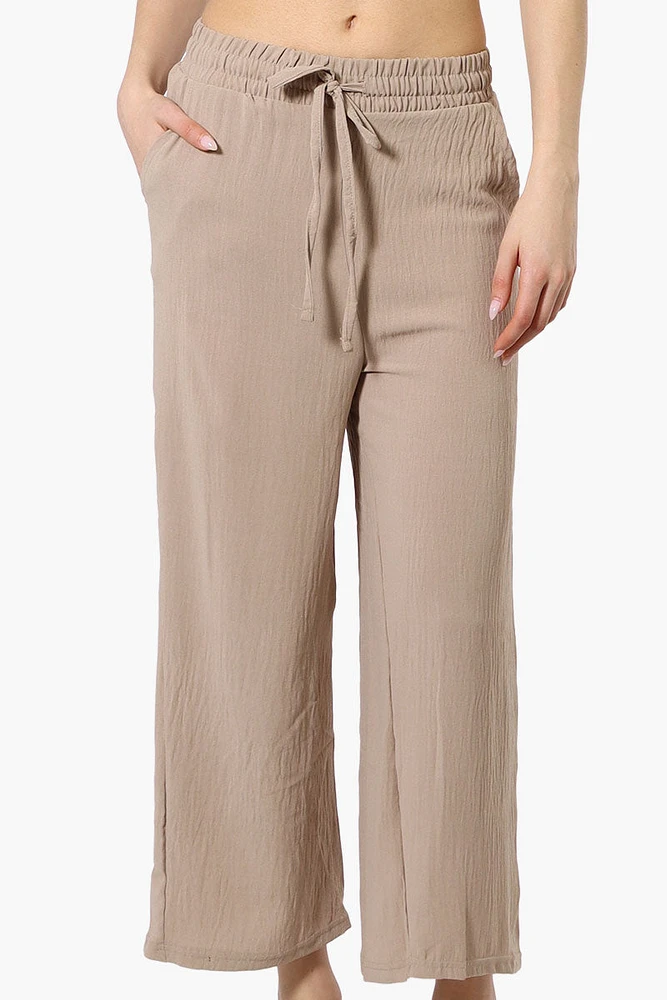 Urbanology Tie Waist Culotte Pants