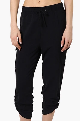 Urbanology Tie Waist Cargo Pocket Pants