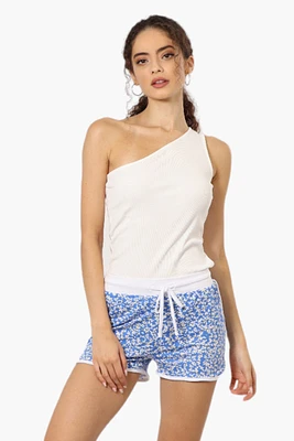 Mikk Floral Tie Waist Dolphin Shorts