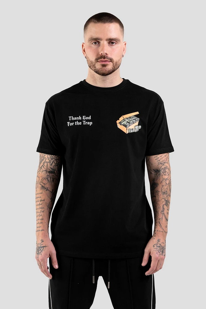 "Thank God For The Trap" Heavy Tee