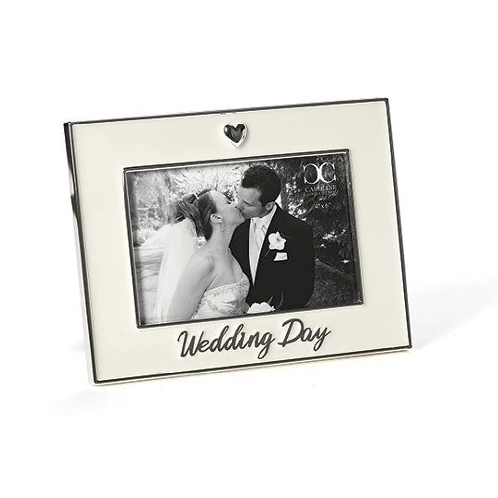 WEDDING DAY HEART FRAME 4X6