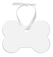Customizable Ornament - Dog Bone, Semi-Gloss