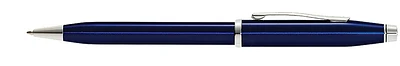 Cross Century II Translucent Blue Lacquer Ballpoint Pen