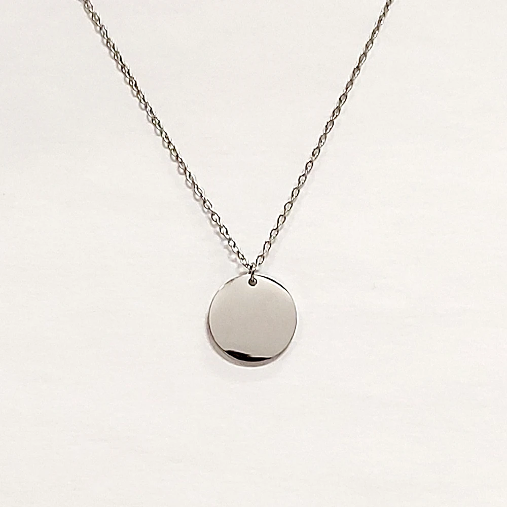 Stainless Steel Circle Necklace