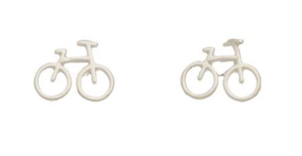 Earring Studs Bicycle