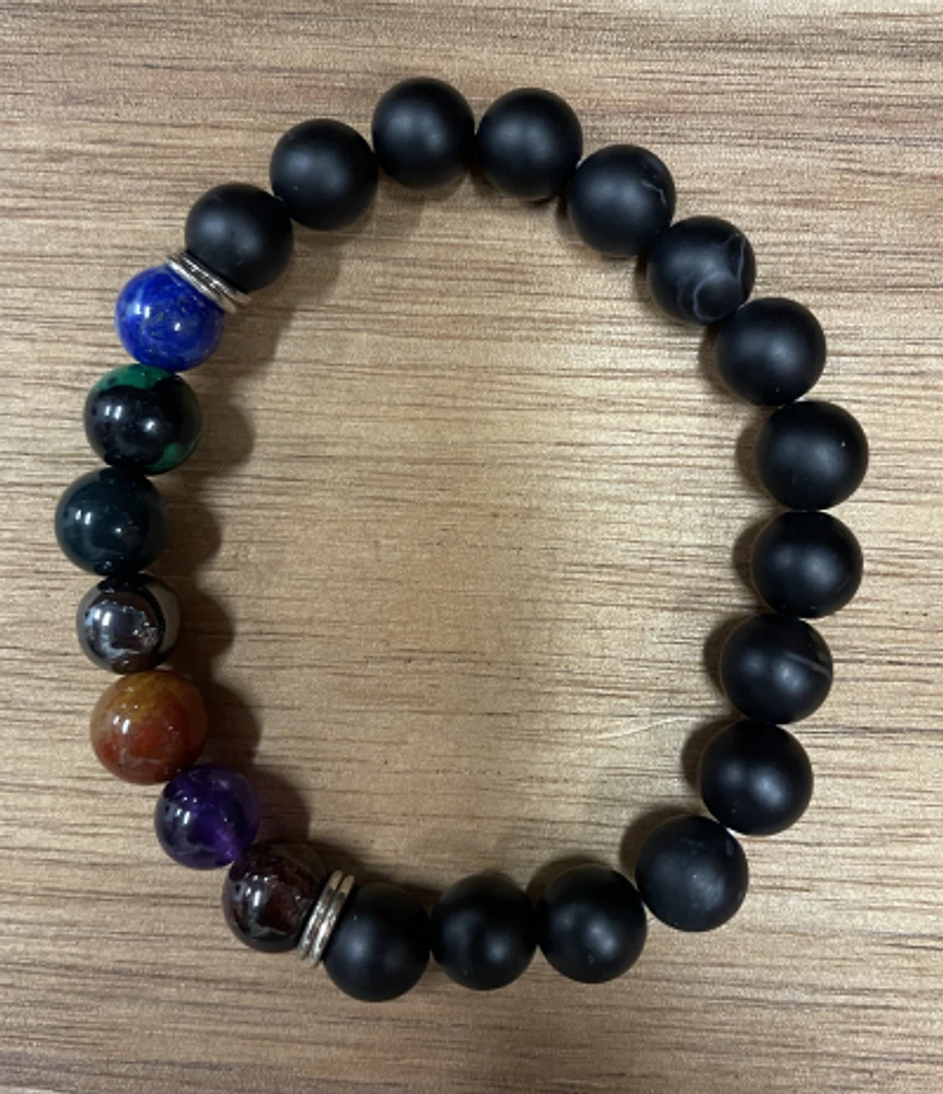 Black onyz natural stones bracelet