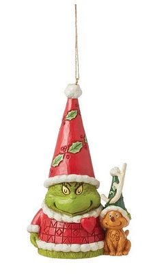 Grinch Gnome with Max Ornament