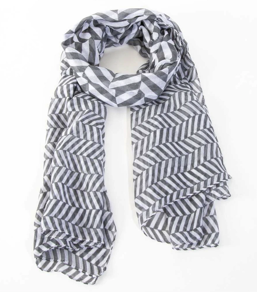 Grey Lightweight Scarf
