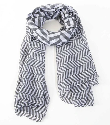 Grey Lightweight Scarf