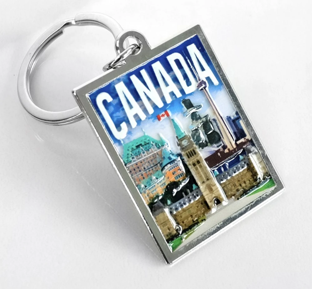 Canada Post Card Design Keychain