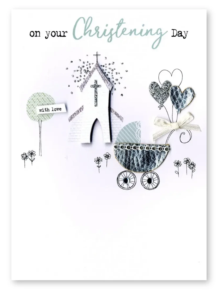 On Your Christening Day Card