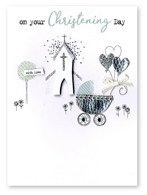 On Your Christening Day Card